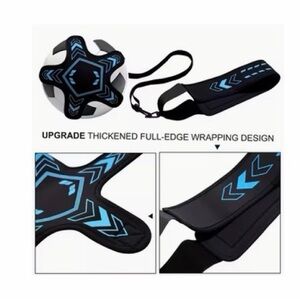 Black and Blue Soccerball Strap